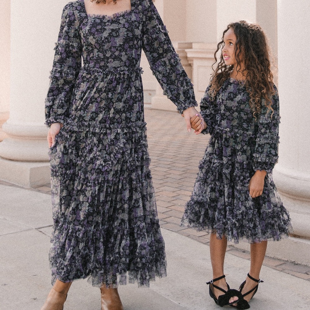 NWT Ivy City Co Girls Ruffle Dress